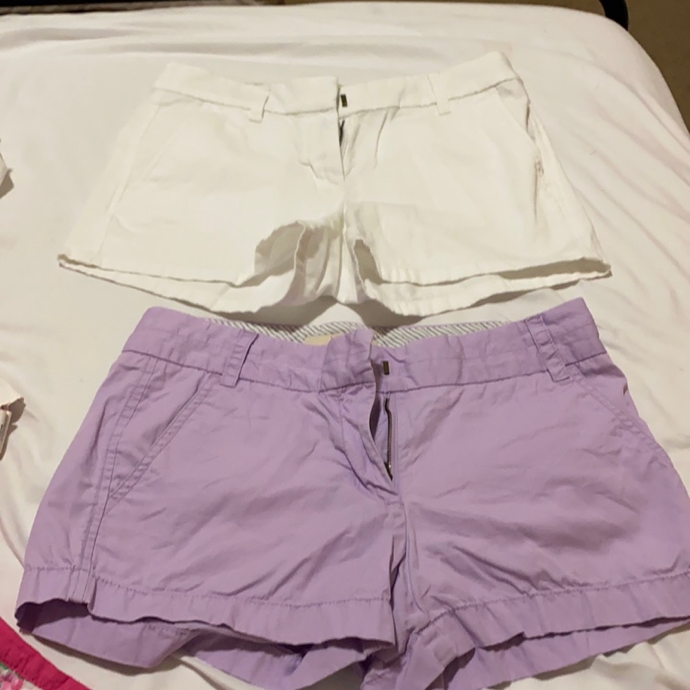 Lot of 2 Size 0 Jcrew Shorts